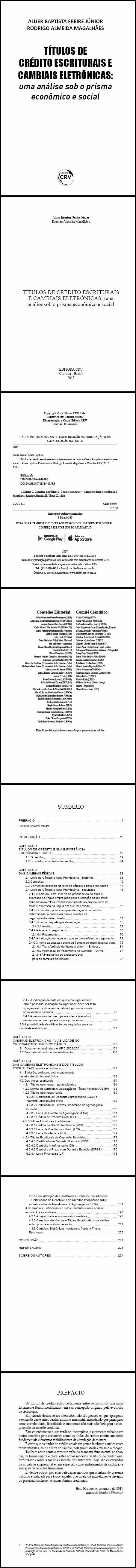 TÍTULOS DE CRÉDITO ESCRITURAIS E CAMBIAIS ELETRÔNICAS:<br>uma análise sob o prisma econômico e social